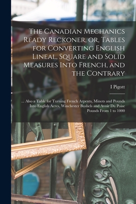 The Canadian Mechanics Ready Reckoner, or, Tables for Converting English Lineal, Square and Solid Measures Into French, and the Contrary [microform] :