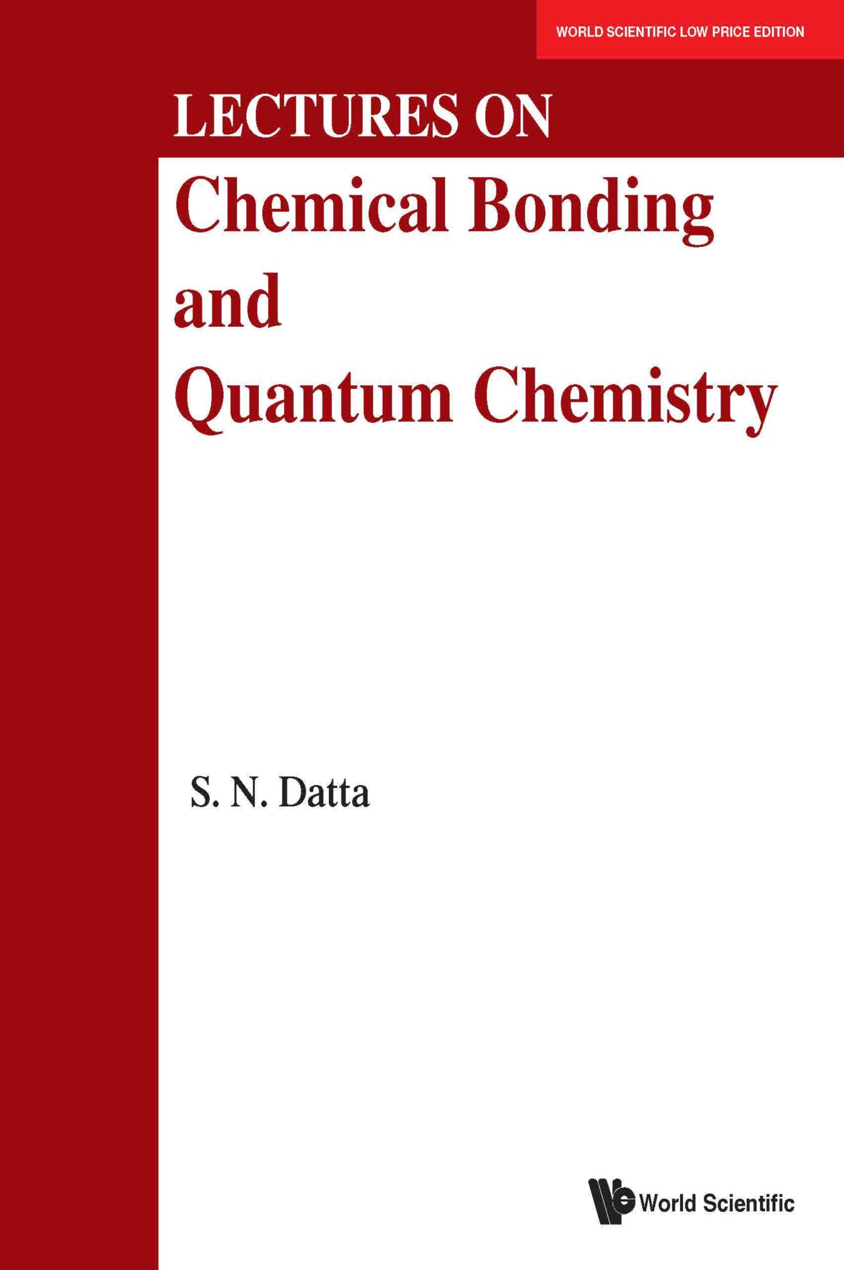 Lectures On Chemical Bonding And Quantum Chemistry